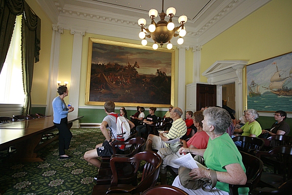 Tour im Capitol in Richmond