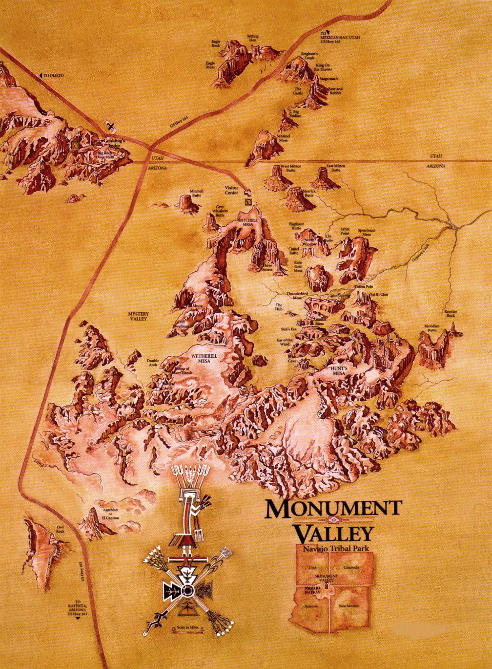 Map Monument Valley