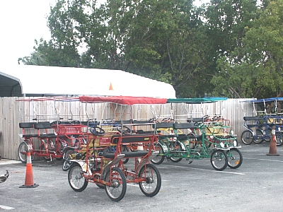 Fahrradverleih im Bill Braggs Park auf Key Biscayne