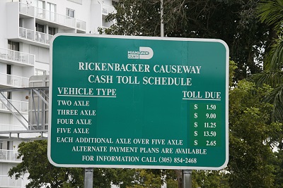 Preisliste Rickenbacker Causeway