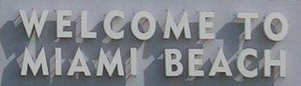 Welcome to Miami Beach