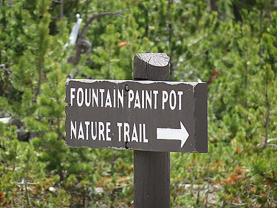 Fountain Paint Pot Trail.