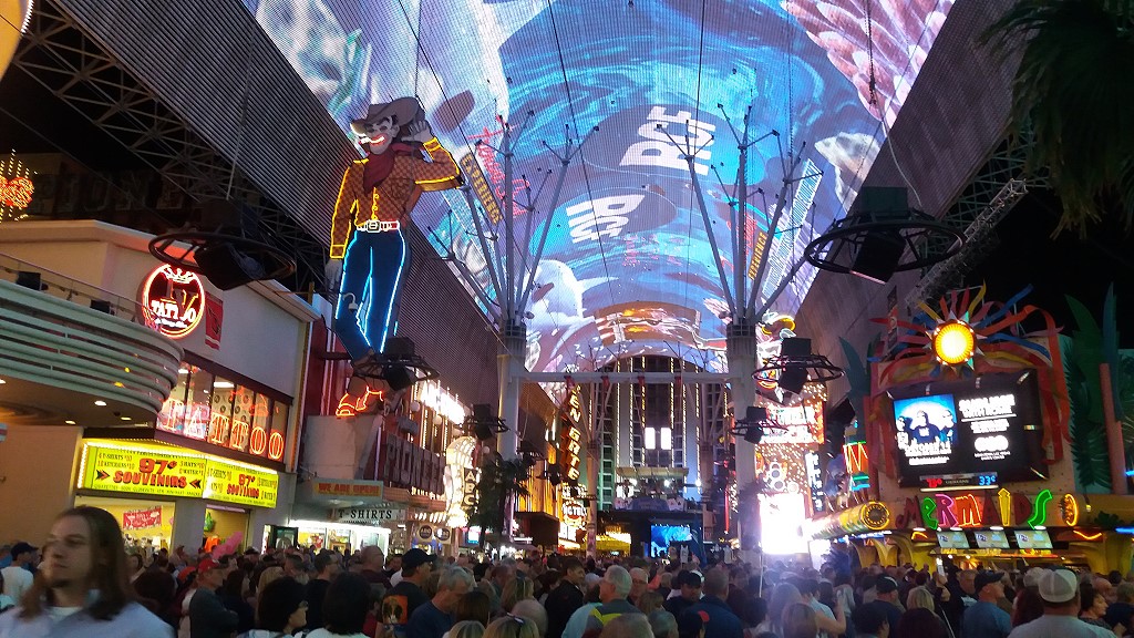 Fremont Street Las Vegas 2016