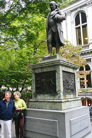 Benjamin Franklin Statue