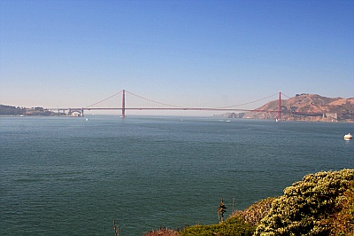 Golden Gate Bridge - Blick von Alcatraz