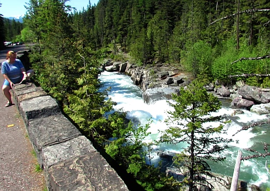 Glacier National Park - McDonalds Falls Glacier National Park - McDonalds Falls