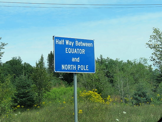 Half Way between Equator and North Pole Half Way between Equator and North Pole