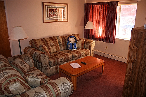 Goulding's Lodge Cabin Wohnzimmer
