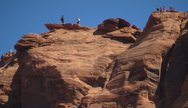 Der Horseshoe Bend vom Colorado aus gesehen