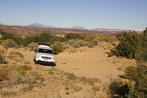 Trailhead zum Cedar Wash Arch