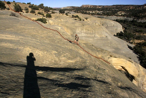 Der Weg zum Cedar Wash Arch