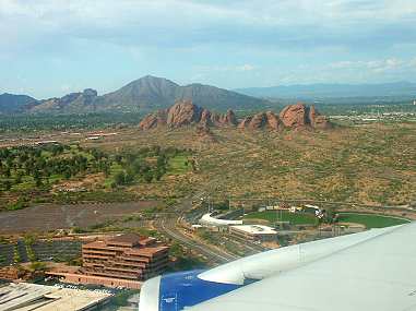 Landeanflug Phoenix