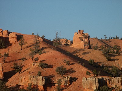 Die Red Rocks im Licht der untergehenden Sonne