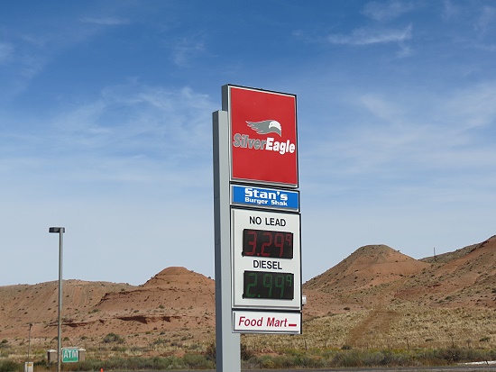 Tankstelle in Hanksville Tankstelle in Hanksville