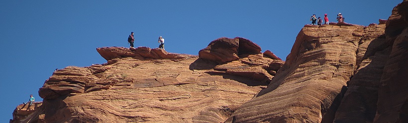 Horseshoe Bend von unten