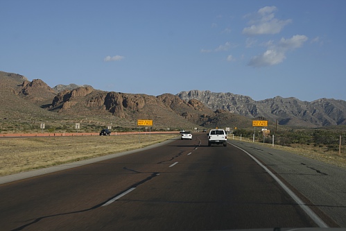 Unterwegs auf dem Transmountain Drive