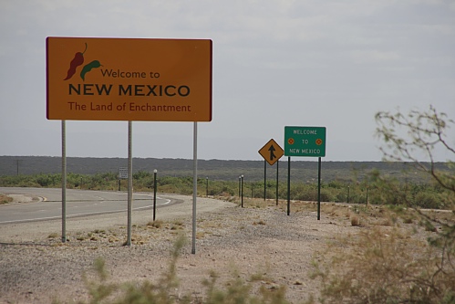 Welcome to New Mexico - bloss raus aus Texas Welcome to New Mexico - bloss raus aus Texas