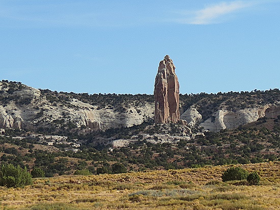 Chimney Rock in der Nähe von Kaibito Chimney Rock in der Nähe von Kaibito