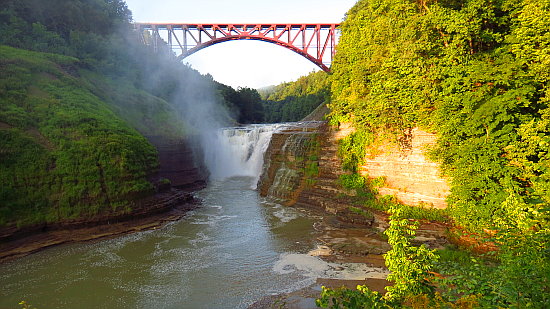 Letchworth State Park - Upper Falls Letchworth State Park - Upper Falls