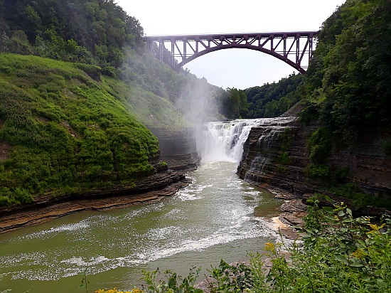 Letchworth State Park - Upper Falls Letchworth State Park - Upper Falls