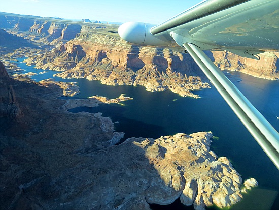 Lake Powell von oben Lake Powell von oben