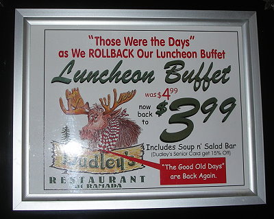 Luncheon Buffet in Dudleys Dining & Entertainment Center