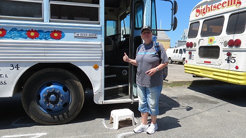 Wir haben uns für eine Busrundreise für 33 $ pro Person entschieden. Wir haben uns für eine Busrundreise für 33 $ pro Person entschieden.