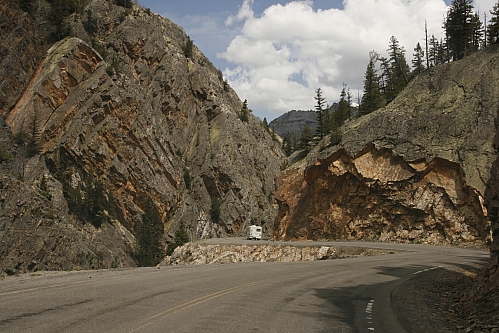 Million Dollar Highway - Red Mountains Million Dollar Highway - Red Mountains