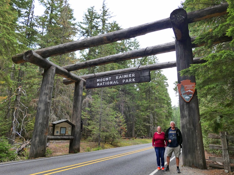 Mount Rainier National Park Entrance