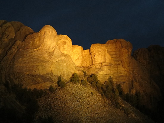 Mount Rushmore "Lightshow"