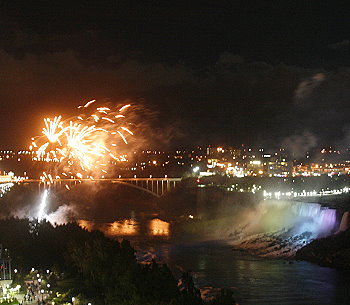 Niagara Falls Feuerwerk