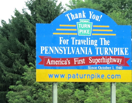 Thank You For Traveling the Pennsylvania Turnpike