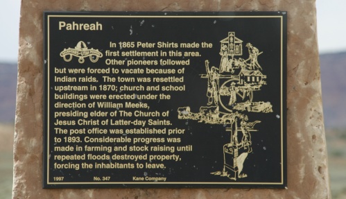 Pahreah Mile Marker Pahreah Mile Marker