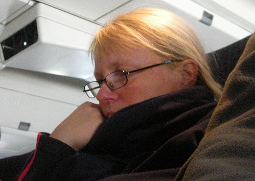 Es war kalt - sehr kalt im Flieger