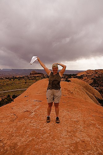 Uli auf dem Whale Rock