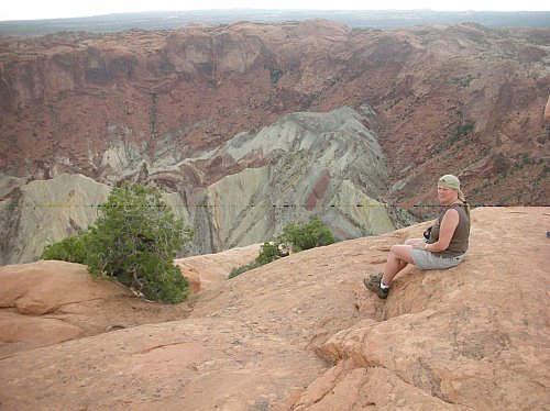 Uli am Upheaval Dome