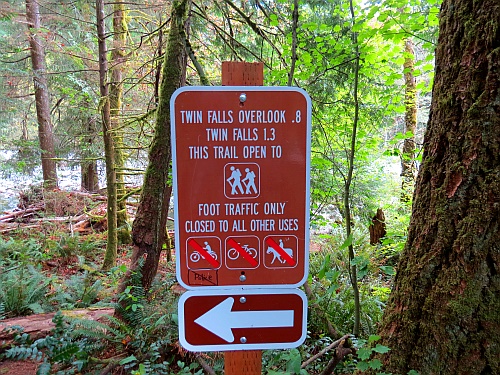 Twin Falls Trailhead Twin Falls Trailhead