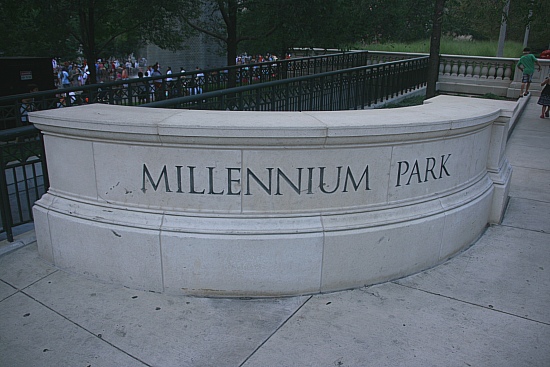 Millenium Park Eingang Millenium Park Eingang