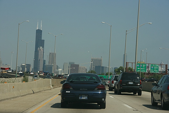 Blick auf den Willis Tower - Chicago