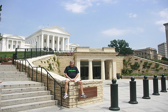 State Capitol Richmond Virginia  - mit Flachdach