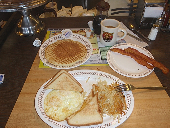 Frühstück im Waffle House