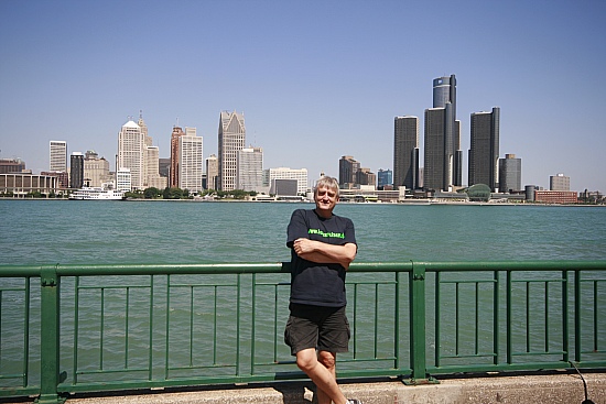 Detroit Skyline - das höchste Haus ist das von General Motors