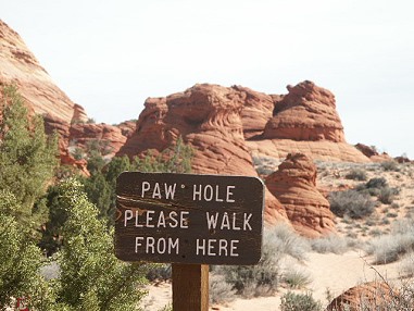 Paw Hole Trailhead