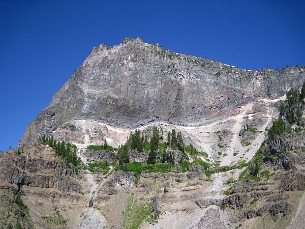 Der Llao Rock von unten Der Llao Rock von unten
