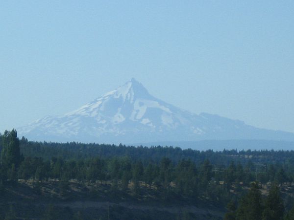 Mount Hood - schon wieder ein anderer Berg. Wie man sich die Namen alle merken kann ....
