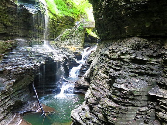 Watkins Glen State Park - Rainbow Falls Watkins Glen State Park - Rainbow Falls
