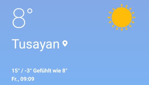 -Wetter in Tusayan am 21.03.2025