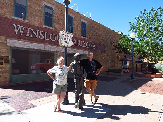 Standin' On The Corner Park Winslow Arizona Standin' On The Corner Park Winslow Arizona