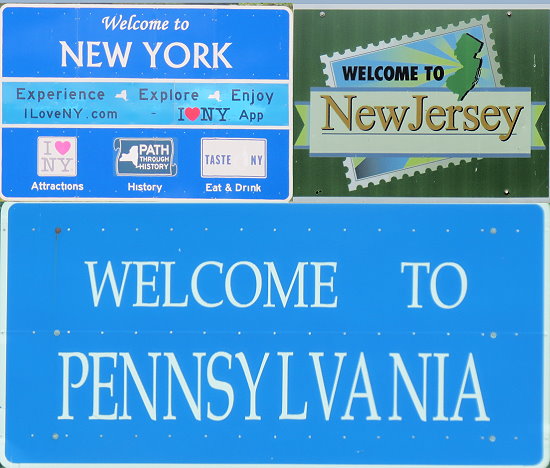Welcome to New York, New Jersey, Pennsylvania