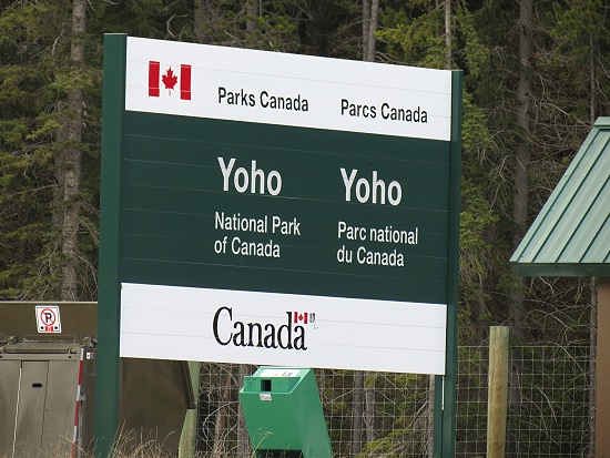 Yoho National Park of Canada
